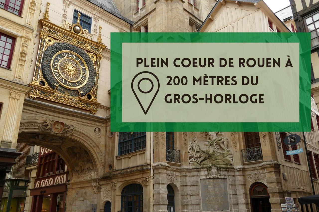 Studio Au Coeur De Rouen, 4 Personnes, Calme & Elegant מראה חיצוני תמונה